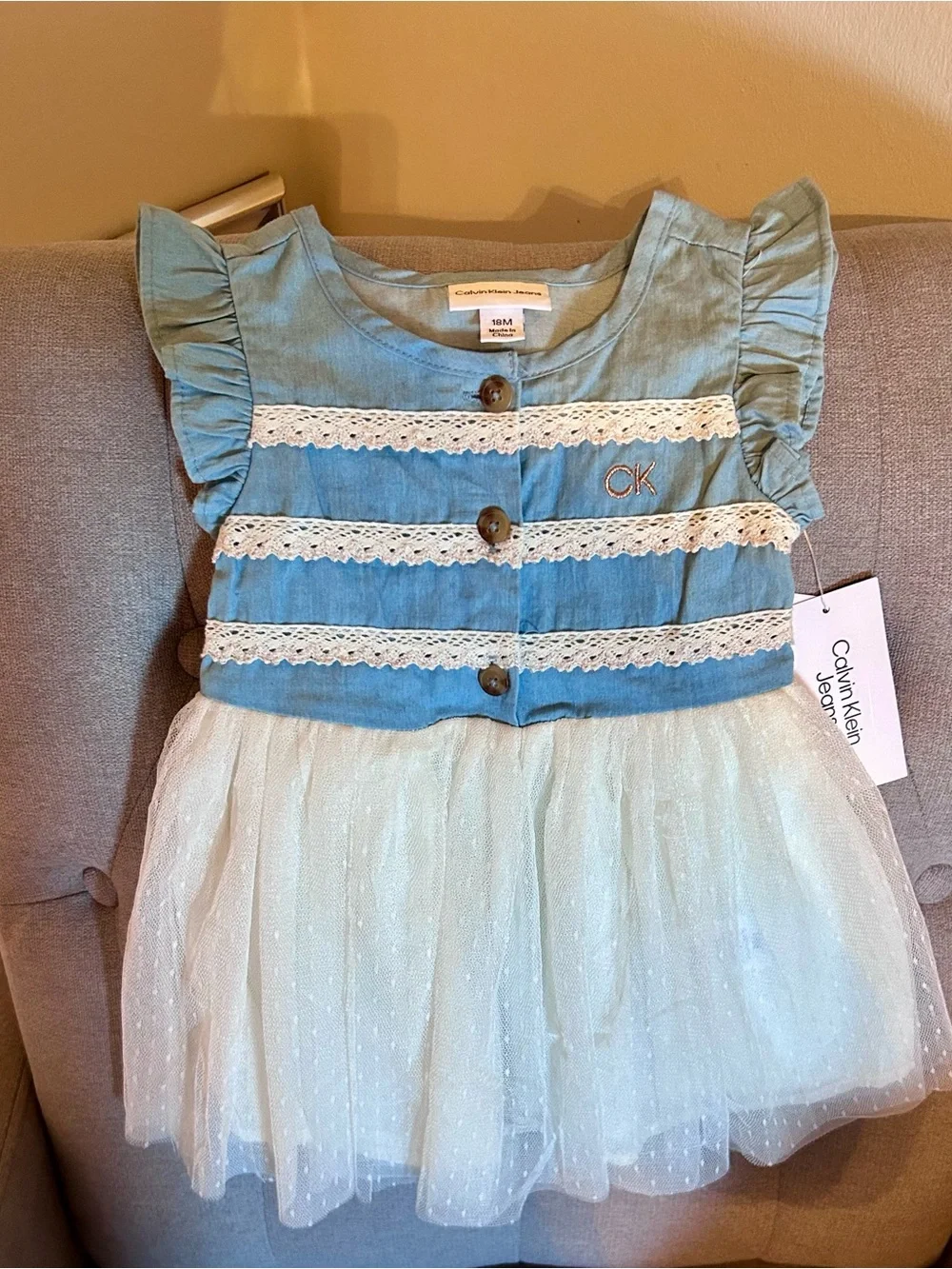 Girls 3T Spring/Summer Lot – Gap + Calvin Klein – NWT Dress